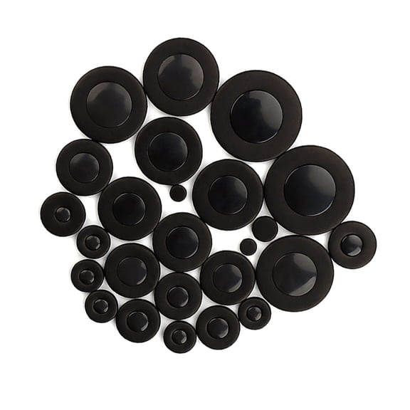 25Pcs Tenors Altos Soprano Saxophone Pad Set Saxophone Pads Sax Leather Pads Replacement for Saxophone Playing Accessory
