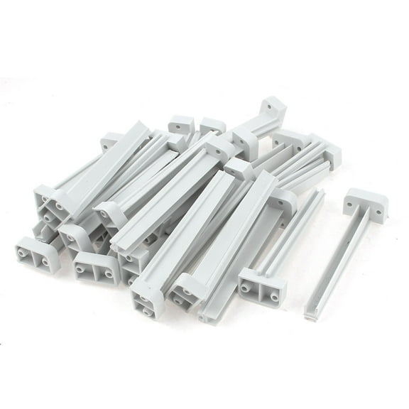 25Pcs Vertical Mount PCB Circuit Board Card Slot Guide Rail Holder Bar