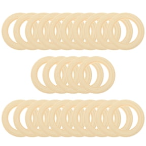 Wood Craft Rings for DIY Jewelry and Decor | Arts Crafts & Sewing