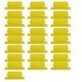 thumbnail image 1 of 25Pieces 3 Inch Hanging File Folder Tabs and Inserts Large Clear Plastic Hanging Folder Tabs for Quick Identification,For Filing Cabinet Folders Labels Back to Supplies, 6 Colors (Yellow), 1 of 7