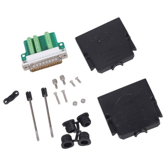 25Pin DB25 Solderless Connectors Plugs With Gold Plateds Contacts For Fast speed Signal Transmission Use