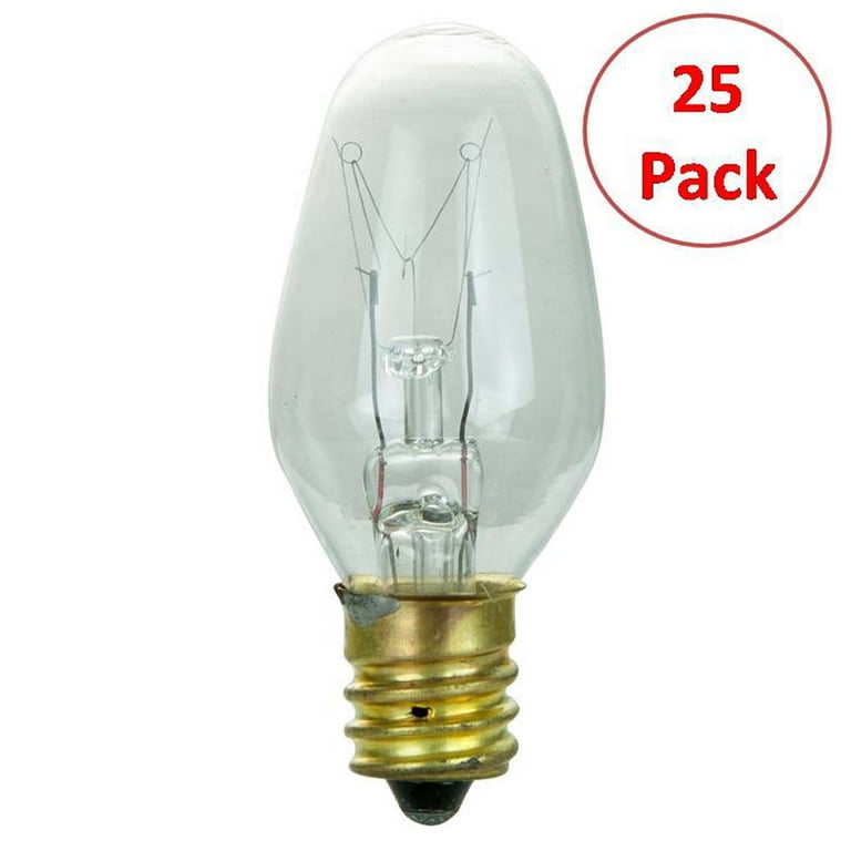Sunlite 25-Watt G16.5 Globe Candelabra Base E12 Base Incandescent Clear Light Bulb in Warm White 3200K (12-Pack) Sunlite 25-Watt G16.5 Globe Candelabra Base E12 Base Incandescent Clear Light Bulb in Warm White 3200K (12-Pack)