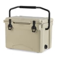 thumbnail image 1 of 25QT Portable Hard Cooler Ice Chest with Aluminum Handle and Built-in Cup Holders for Camping and Fishing, 1 of 9