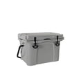 thumbnail image 1 of 25QT Portable Insulated Hard Cooler with Bottle Opener, Cup Holder, Forming Ruler for Travel Beach Camping Fishing (Grey), 1 of 8