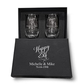 Graphite 14-Ounce Wine Glasses, Elegant Wine Glass Set for Red and White  Wines, Great Gift for Men and Women, Present Idea for Wedding, Anniversary