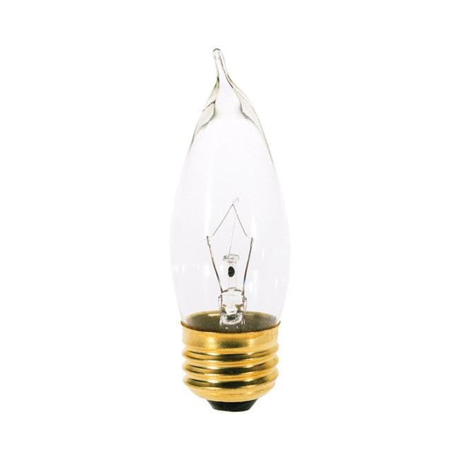 25W CA10 Incandescent Bulb, 210 Lumens - Soft White, 2 Per Pack - Pack of 10