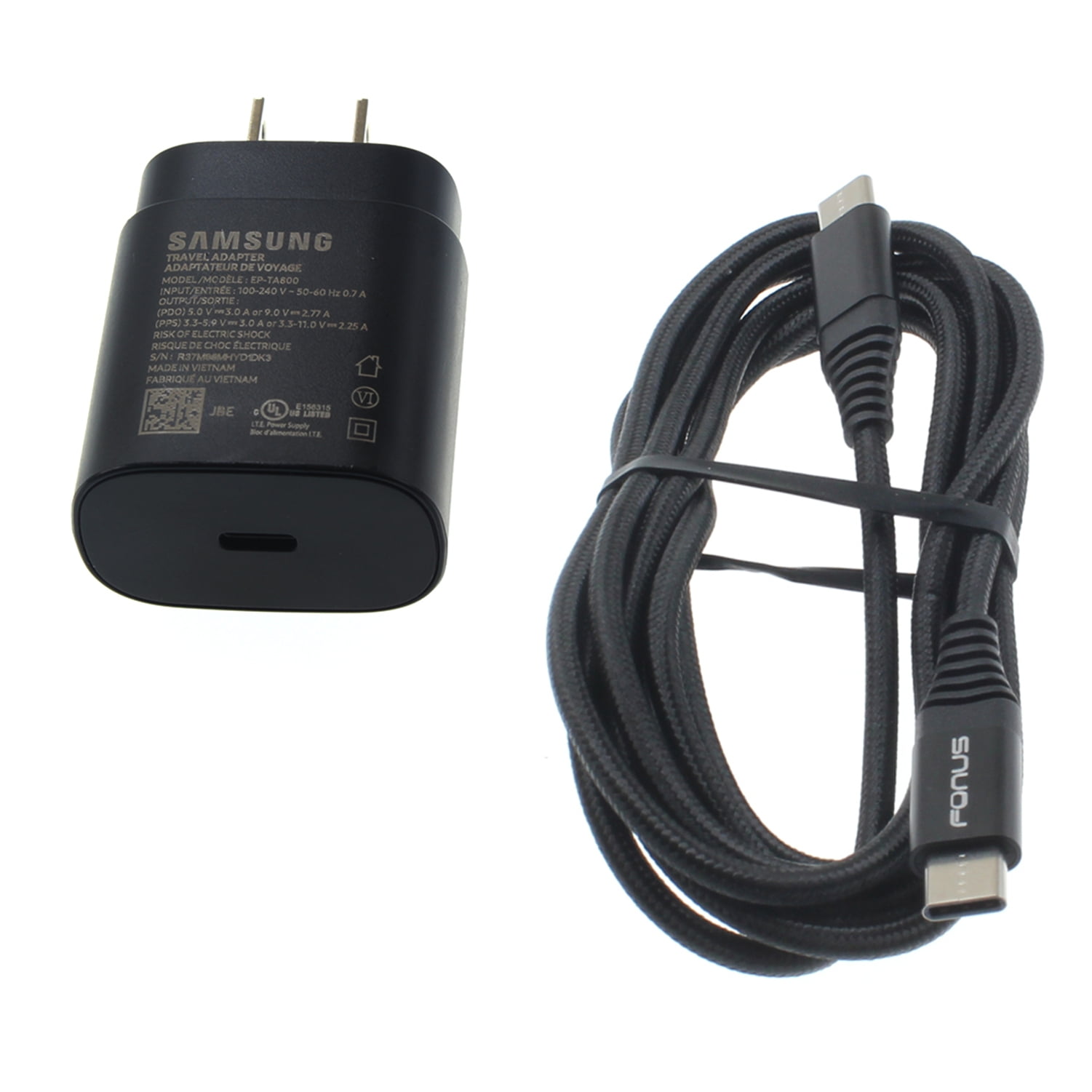 25W Fast Home Charger for Samsung Galaxy Tab A7/A8/A9/A9 Plus/A7