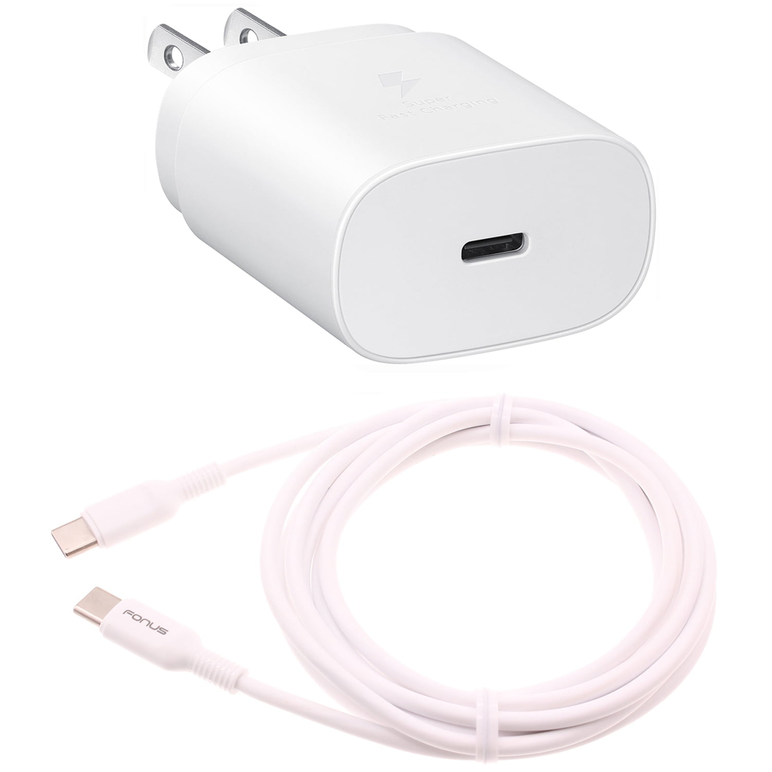 25W Fast Home Charger for Google Pixel 8/Pro Phones - PD Type-C 10ft USB-C Cable Quick Power Adapter Travel compatible with Google Pixel 8/Pro