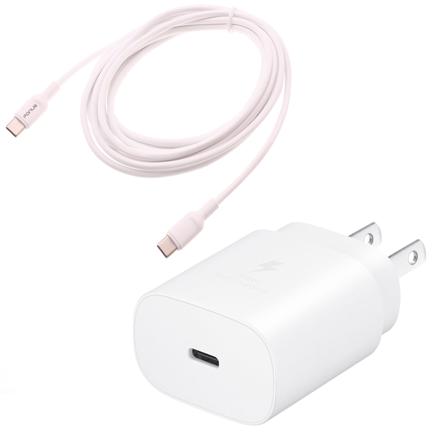 25W Fast Home Charger for Google Pixel 8/Pro Phones - PD Type-C 6ft USB-C Cable Quick Power Adapter Travel compatible with Google Pixel 8/Pro