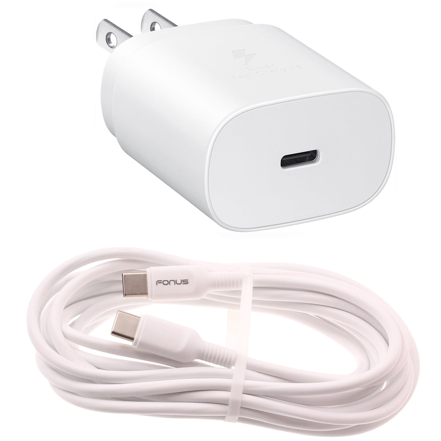 25W Fast Home Charger for Nokia G300/G400 5G/G310 5G - PD Type-C 10ft USB-C Cable Quick Power Adapter Travel for Nokia G300/G400 5G/G310 5G