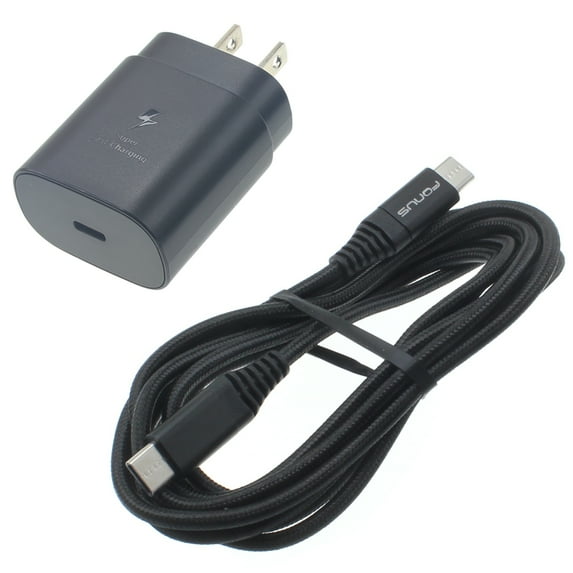 25W Fast Home Charger for Nokia G300/G400 5G/G310 5G - PD Type-C 6ft USB-C Cable Quick Power Adapter Travel for Nokia G300/G400 5G/G310 5G