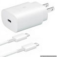 thumbnail image 1 of Samsung 25W USB-C Super Fast Charging Wall Charger - Black (US Version), 25W TA w/ Cable, 1 of 4