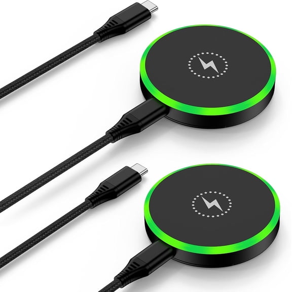 for 25W Magnetic Wireless Charger for Samsung Galaxy S26 Ultra S25 S24 S23, Z Flip/Fold, for iPhone 17 16 15 Pro Max,for Android Fast Charging Pad, 2-Pack