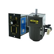 25W Micro AC Motor 50 / 60hz Asynchronous Motor Induction Motor Shaft 10mm + Speed Controller 1350RPM For Packaging Machine ,Easy to Use - 0-140RPM