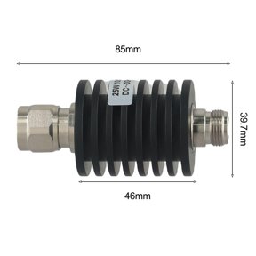 25W N Type Fixed Attenuator 50 Ohm DC-3GHz 1-50dB Black