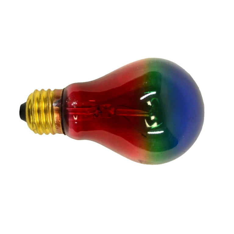 Walmart 25W Rainbow Colored Lamp Light Bulb for Ambient Bedroom Decor Walmart