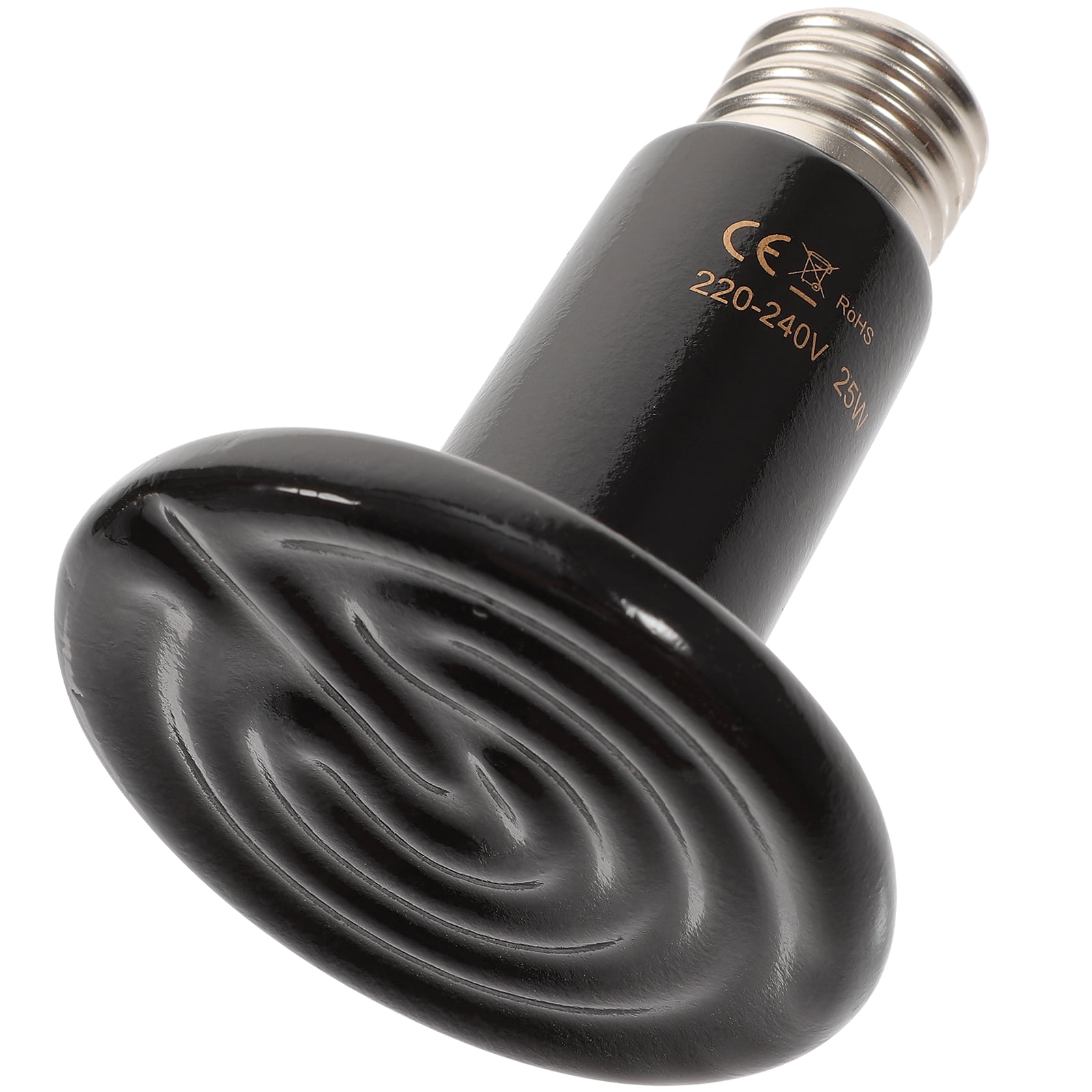 25W Reptile Heating Lamp Ceramic Infrared Bulb Heat Light Heating