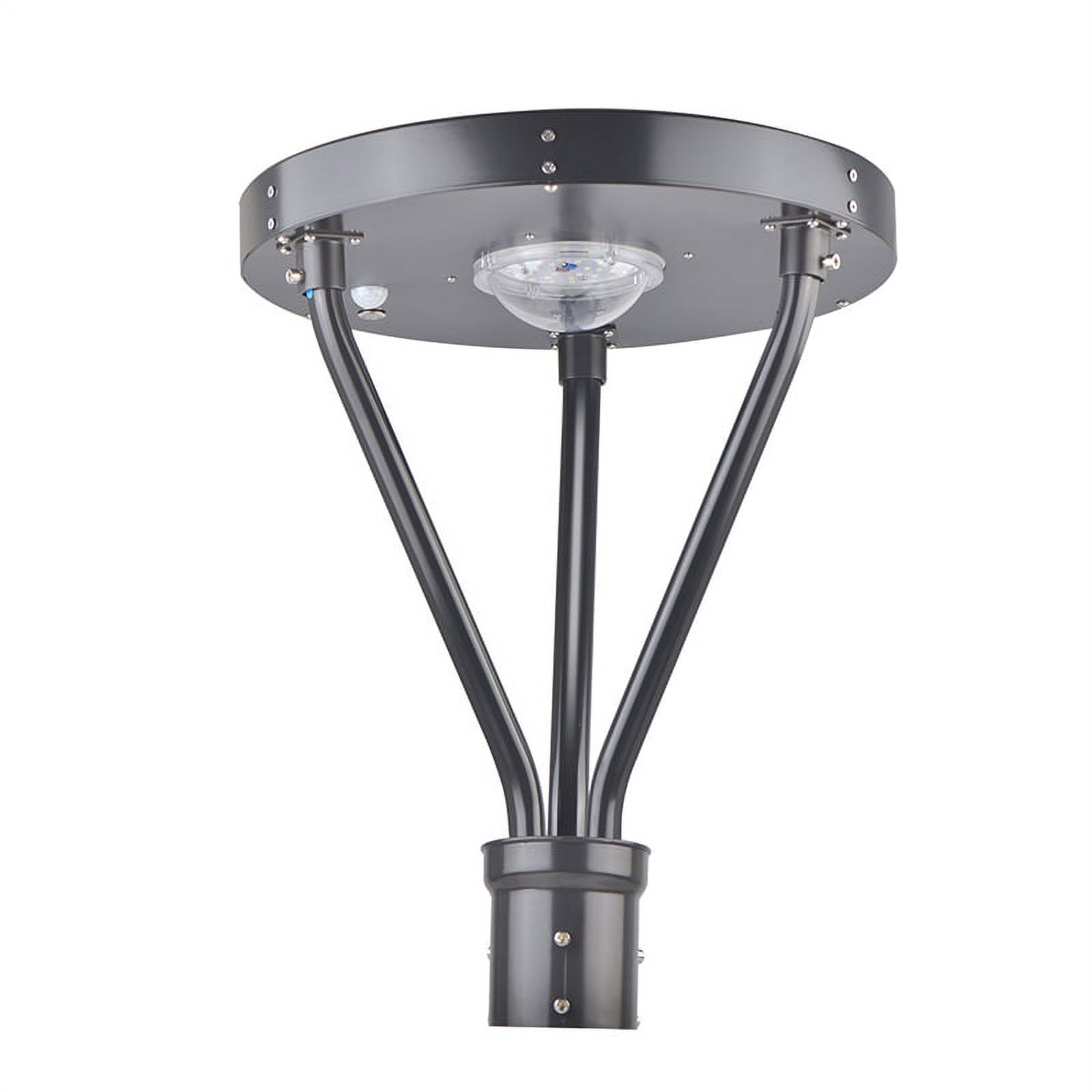 25W Solar LED Post Top Lights with PIR sensor 130lm/w Pole Lamp for Fence  Post Tops for Parks Tenon Size 62mm/78mm - Walmart.com, image size:1600x1600