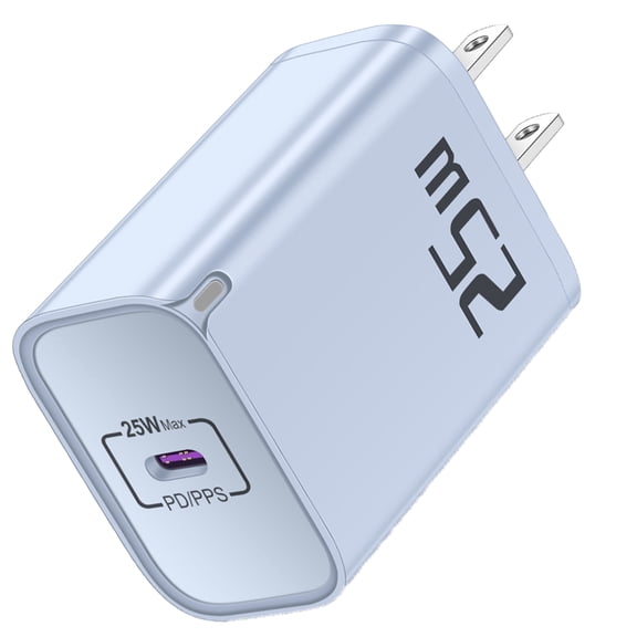25W USB C Charging Adapter Power Delivery Support, for Charging Need DC5V3A 9V2.2A 12V1.7A Output 3.3-1.2V1.7A