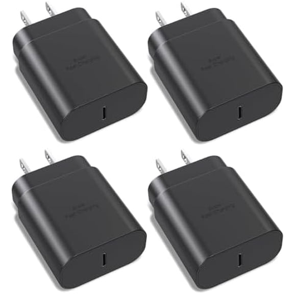 25W USB‑C PD PPS Super Fast Wall Charger Block, Type‑C Quick Charging Power Adapter for Samsung Galaxy S‑Series, Z Fold 3 4 5 and Note 20 Android Smartphones