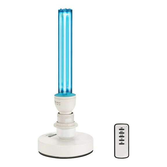 25W UV Ozone Purifier Light with Remote Control 3 Gear Timer 30 60 120 Minutes for 400 sqft Room