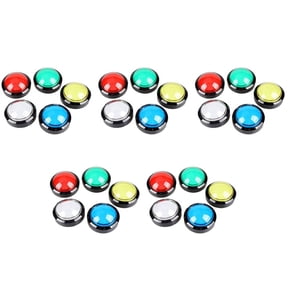 25X Buttons 60mm Dome 2.36 Inch LED Button with -Switch for Machine Console