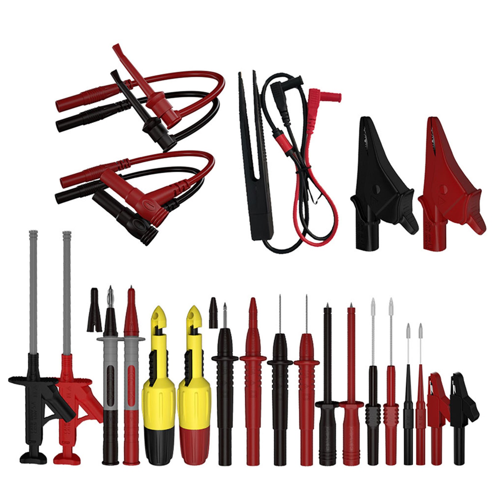 25X Silicone Multimeter Test Leads Kit for Digital Electrical