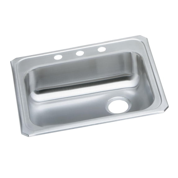 25X21 3H 1B SS SINK W/RH DRN