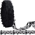thumbnail image 1 of 25Yards Music Note Ribbon Black Hollow Cut Out Musical Grosgrain Ribbon Clothing Trim Engraved Music Notation Craft Ribbons Accessories for DIY Handmade Wrapping Scrapbooking, 1 of 5