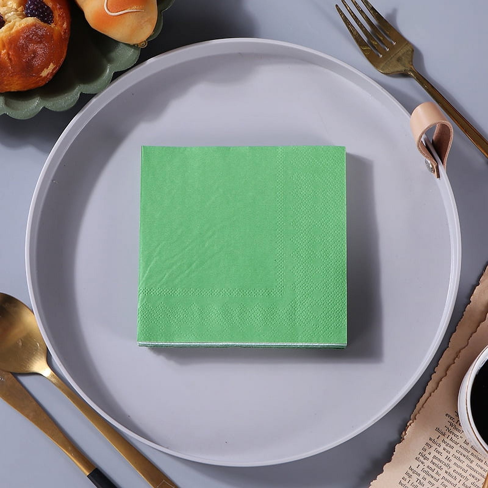 25cm * 25cm monochrome plain color double layer printing paper towel