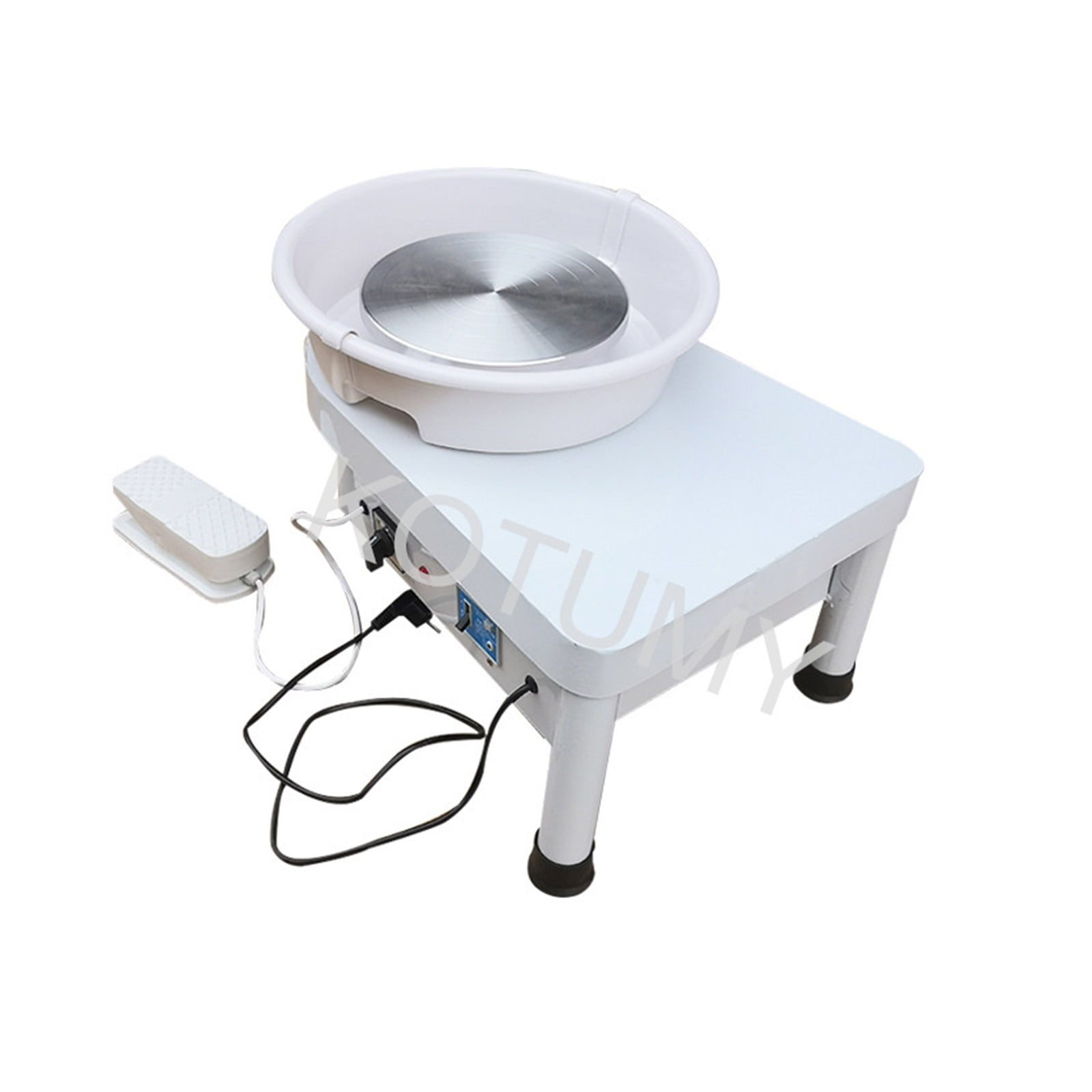 25cm 350W Improved Household Children Electric Pottery Wheel Treadle Ceramic Drawing Machine Clay Forming DIY Tool ,Power Tools