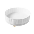 thumbnail image 1 of 25cm/9.8in 360 Degree Rotating Seasoning Storage Rack, PP Plastic Round Cosmetic Organizer,for Kitchen,Dressing Table,Bathroom(White), 1 of 6