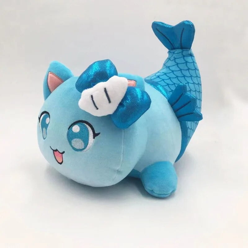 25cm/9.8in Meemeow Aphmau Plush Meemeows Cat Plush Fast Food Cat ...