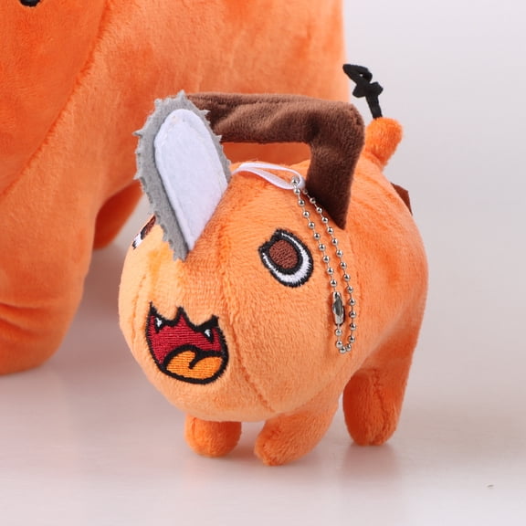 25cm Anime Chainsaw Man Dolls Plush Toy Cartoon Pochita Orange Dog Pillow Stuffed Soft Toy for Kids Birthday Gift