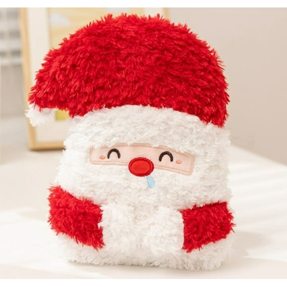 25cm Christmas Plush Toys Set - Santa Claus, Reindeer, Christmas Tree Stuffed Animals for Holiday Decor & Gifts