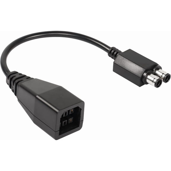 25cm Cord Compatible with Xbox 360 Slim Console - Xbox 360 to Xbox 360 Slim Power Adapter Converter Cable - Reuse Old XBOX360 Power Supply