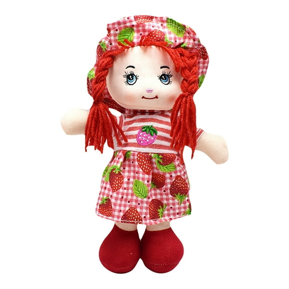 25cm Cute Strawberry Decor Doll Multiple Adorable Styles Soft Plush Material Kid-Friendly Comfortable Hugging Companion Ideal Gift For Children Girls Playtime Daily