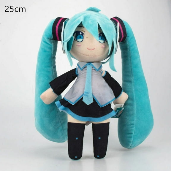 25cm Japanese Anime Plush Stuffed Toy Hatsune Miku Plush Doll Soft Pillow Future Doll Cute Christmas Gift For Children