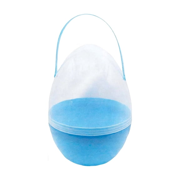 25cm Jumbo Openable Easter Egg with Handle – Reusable Fillable Surprise Container for Gifts,Candy,Party Favors & Portable Spring Storage