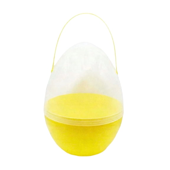 25cm Jumbo Openable Easter Egg with Handle – Reusable Fillable Surprise Container for Gifts,Candy,Party Favors & Portable Spring Storage
