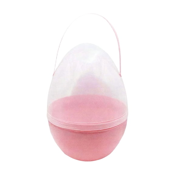 25cm Jumbo Openable Easter Egg with Handle – Reusable Fillable Surprise Container for Gifts,Candy,Party Favors & Portable Spring Storage