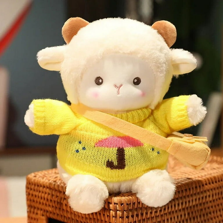 25cm Peluches Kawaii Anime Plush Sheep Soft Toys For Chidren Delicate Stuffed Cartoon Animal Cute Modelling Lamb Birthday Gift Walmart