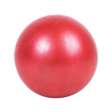 MEETOZ Pilates Ball 25cm With Elastic Strap - Inflatable Core Exercise Ball For Yoga, Balance & Strength