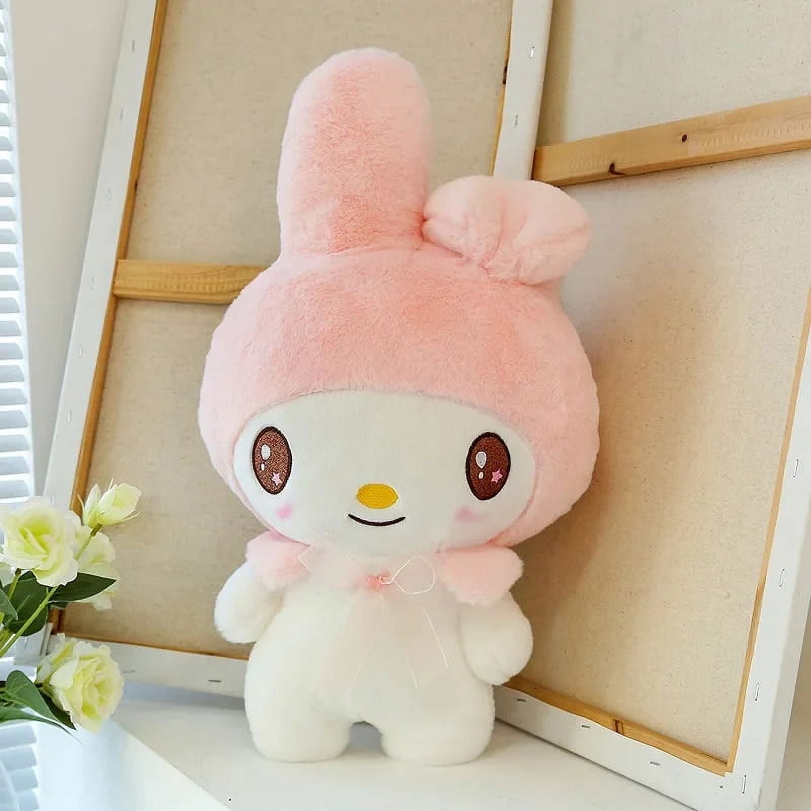 25cm Sanrio Cartoon Kuromi Melody Plush Toy Purple Stuff Standing Doll ...