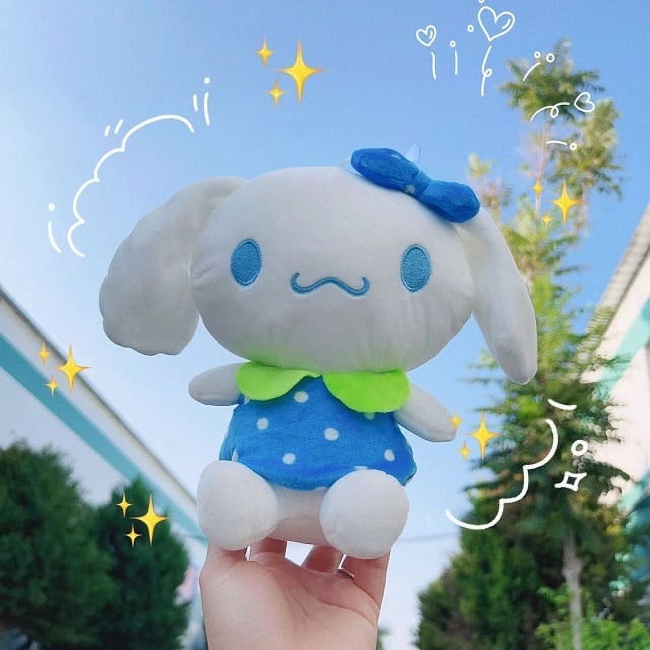 25cm Sanrio Cartoon Plush Toy Kawaii Hello Kitty My Melody Kuromi