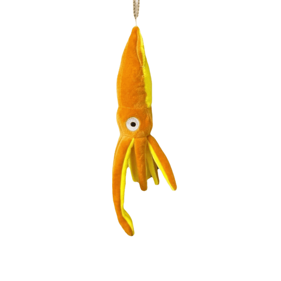 25cm Soft Squid Plush Toy, Realistic Stuffed Sea Creature for Kids, Ocean Lovers and Gifting