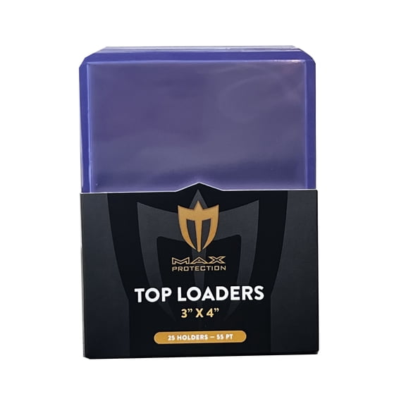 25ct Pack Max Protection 55pt Trading Card Toploaders