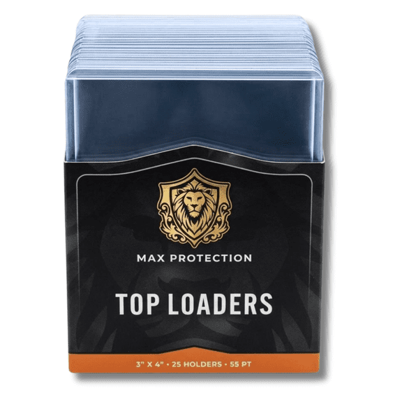 25ct Pack Max Protection 55pt Trading Card Toploaders