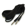 thumbnail image 1 of 25ft 1/4" MONO (TS) Guitar Cable, Male to Male, 28AWG, Nickel Plated, 1 of 2