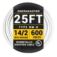 25ft 14/2 Indoor Electrical Wire,14 Gauge 2 Conductors Grounded Cable ...